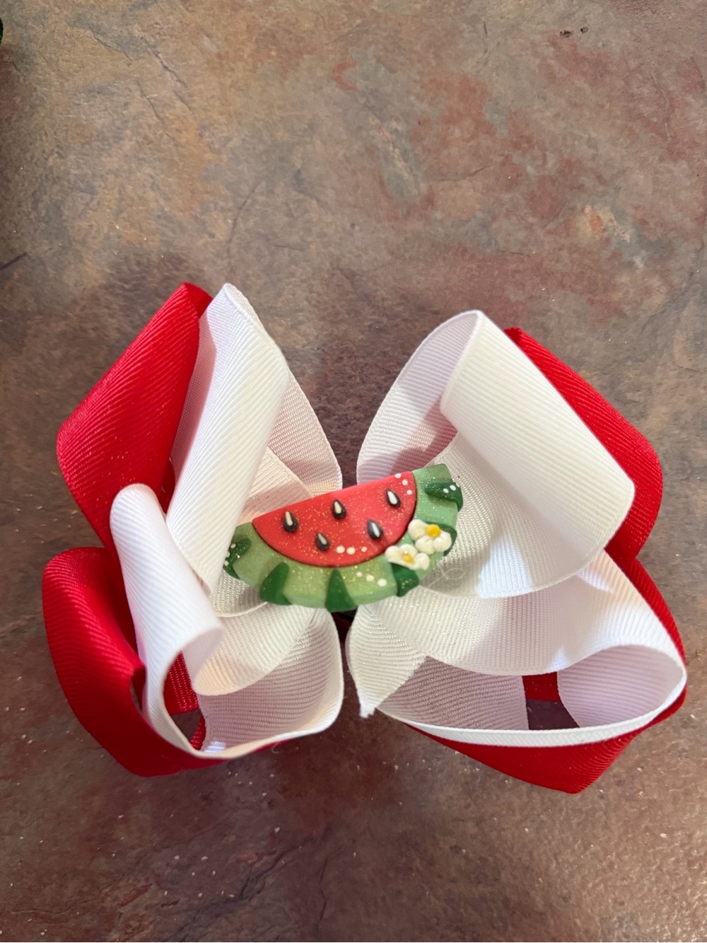 Watermelon hairbow